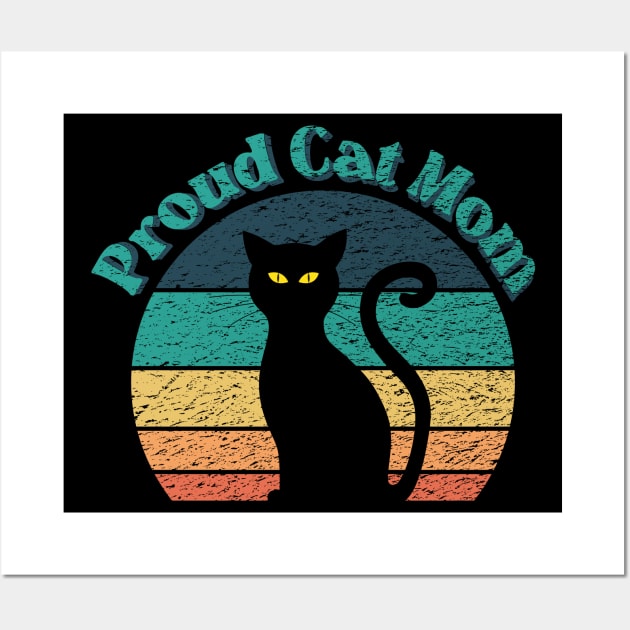 Proud Cat Mom Wall Art by ObscureDesigns